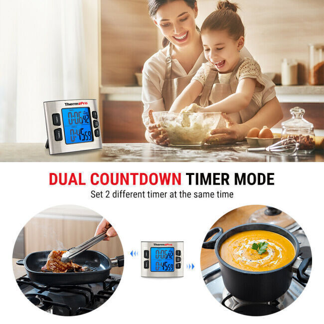 LCD digital kitchen timer