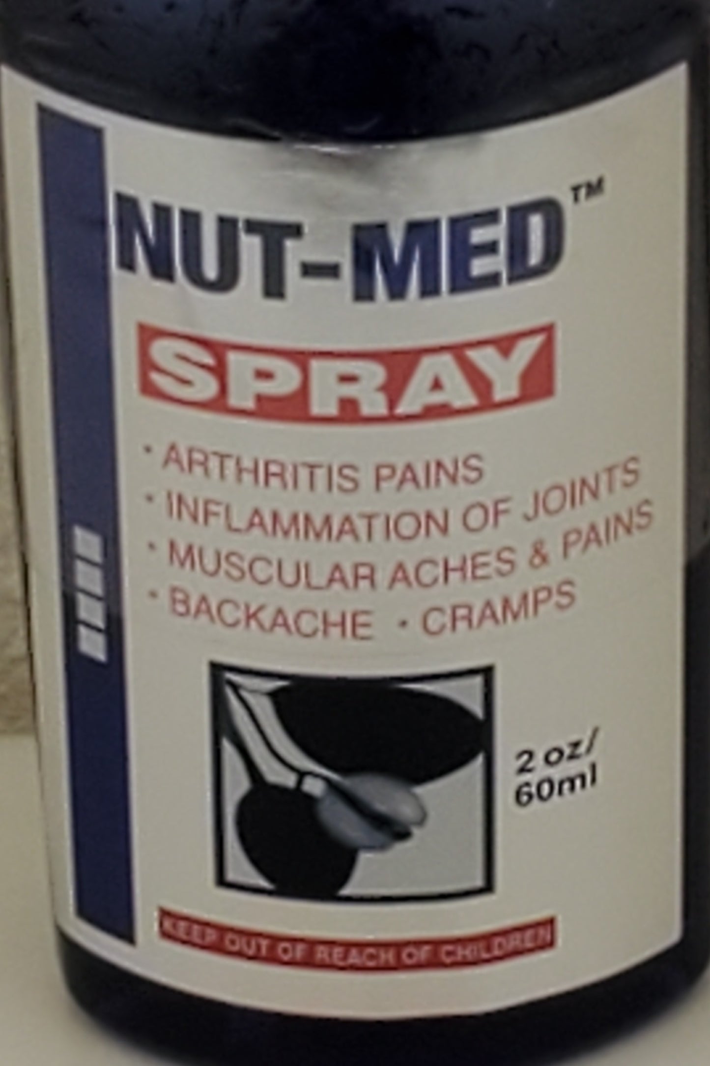 Nut-Med Pain Relief Spray for Muscle Relief 2oz