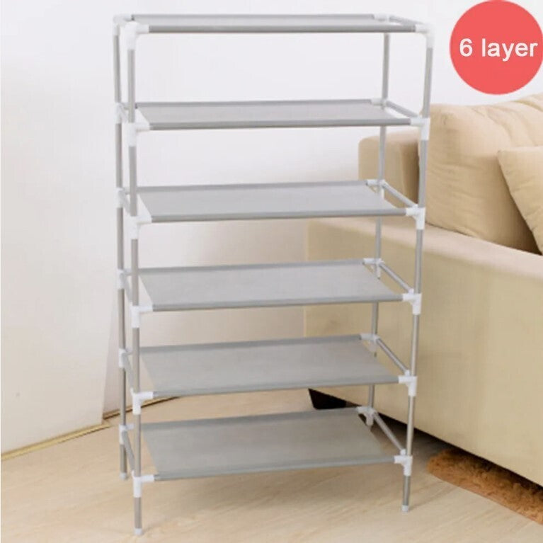 6 layer shoe rack
