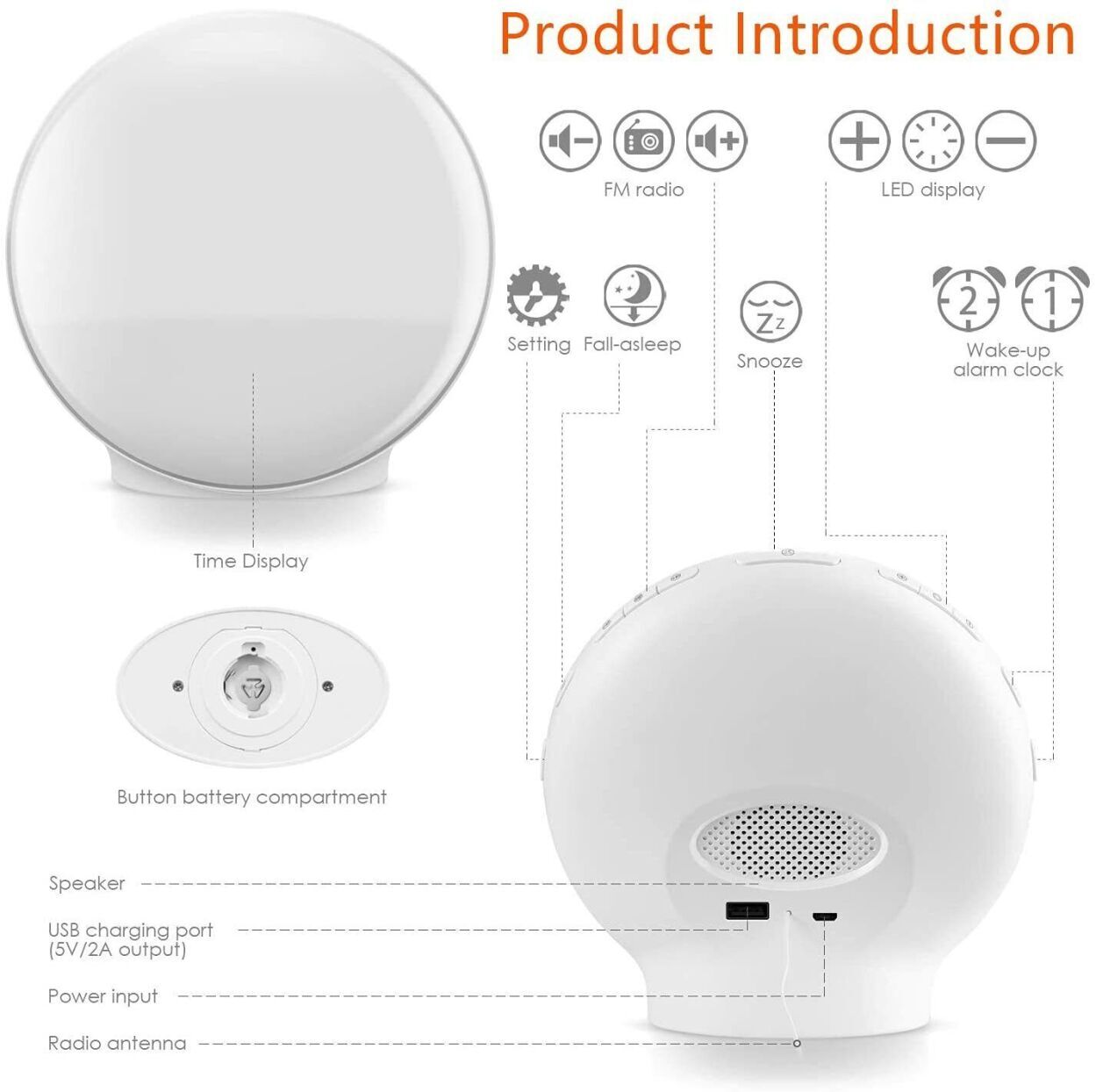 natural sunrise alarm clock product