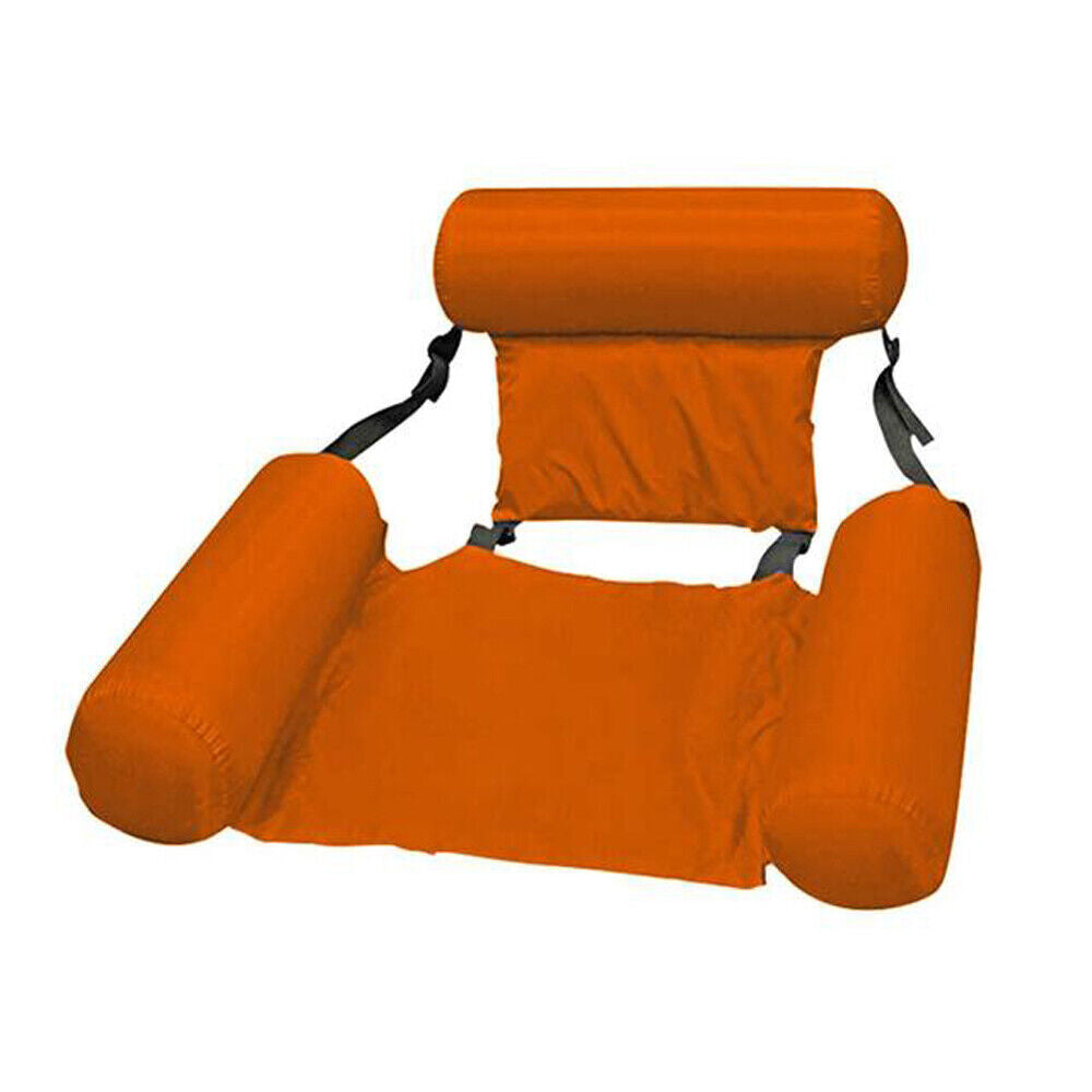 Inflatable Lazy Water Bed orange