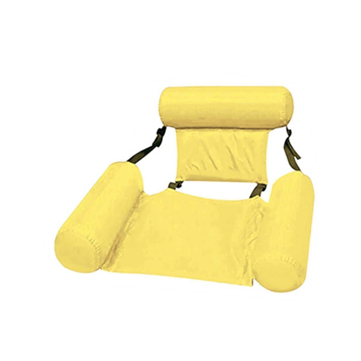 Inflatable Lazy Water Bed yellow