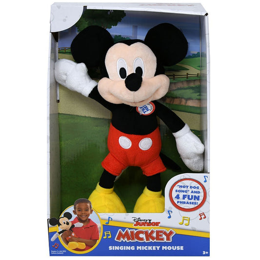 Disney Mickey Hot Dog Song 12 Inch Singing Plush Toys Kids 3 Years and Up