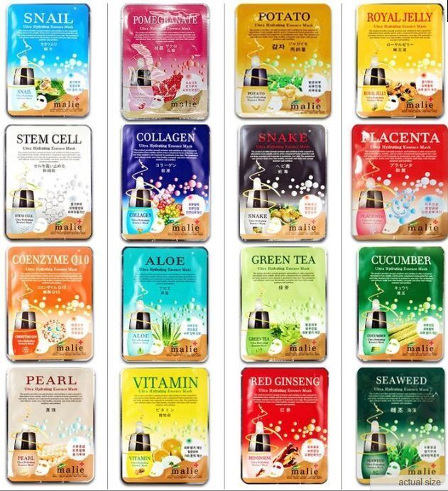 Pieces Korean Facial Mask Sheet Skin Care Masks