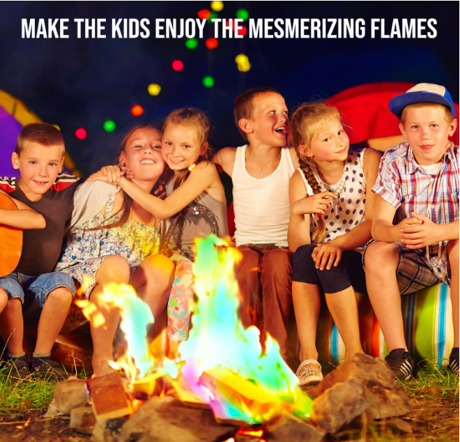campfire color flame  