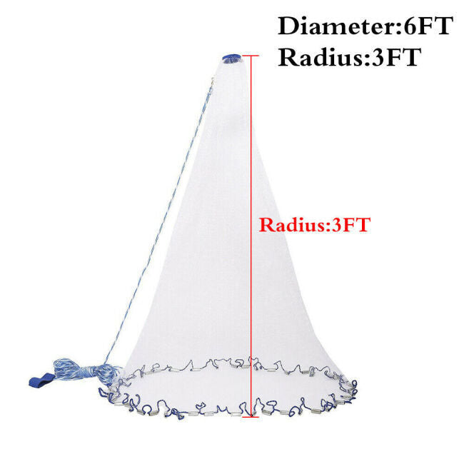 6 foot cast net