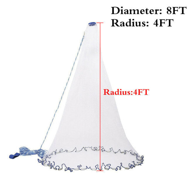 8 foot cast net