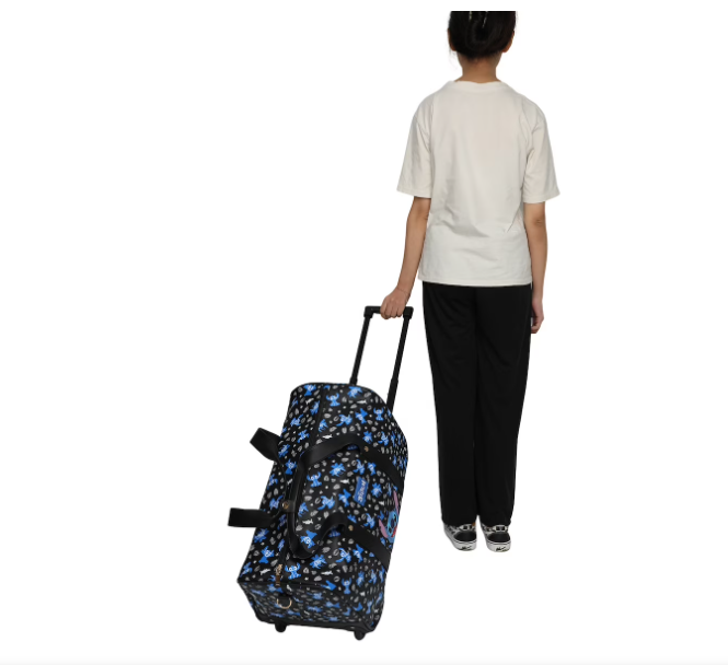 Lilo & Stitch 17-Inch Wheeled Duffle Bag - Officially Licensed Travel Companion