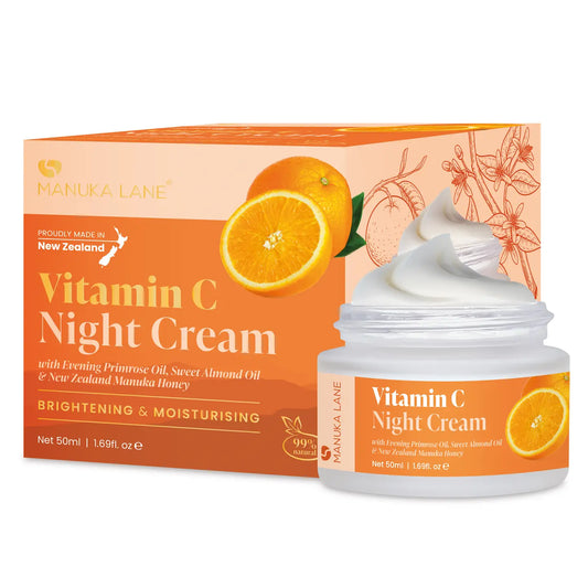 Manuka Lane Vitamin C Night Cream for Face and Neck